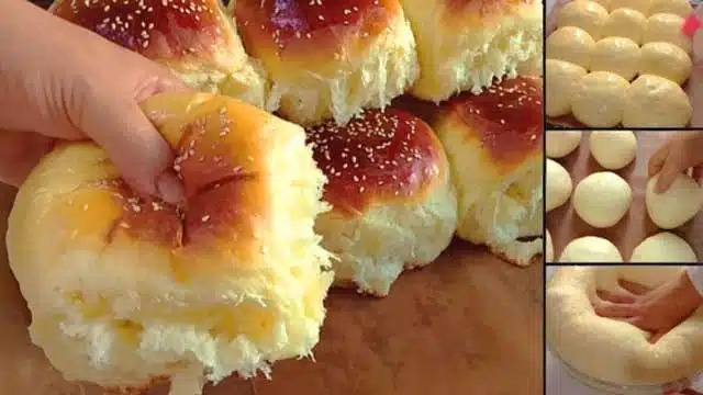 Rețetă de chifle pufoase ca de la brutărie!