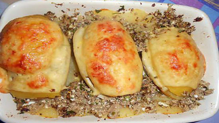 Cartofi umpluți (fără carne)