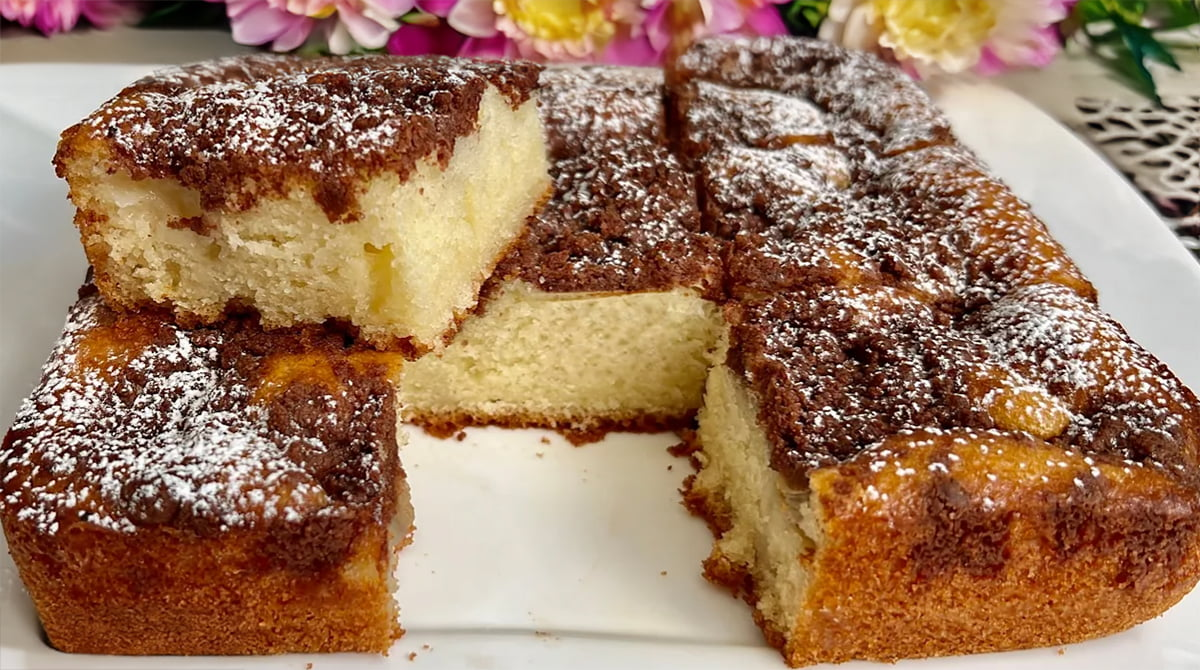 Prăjitură rapidă pentru fiecare zi, doar cu 1 ou! Simplu și gustos