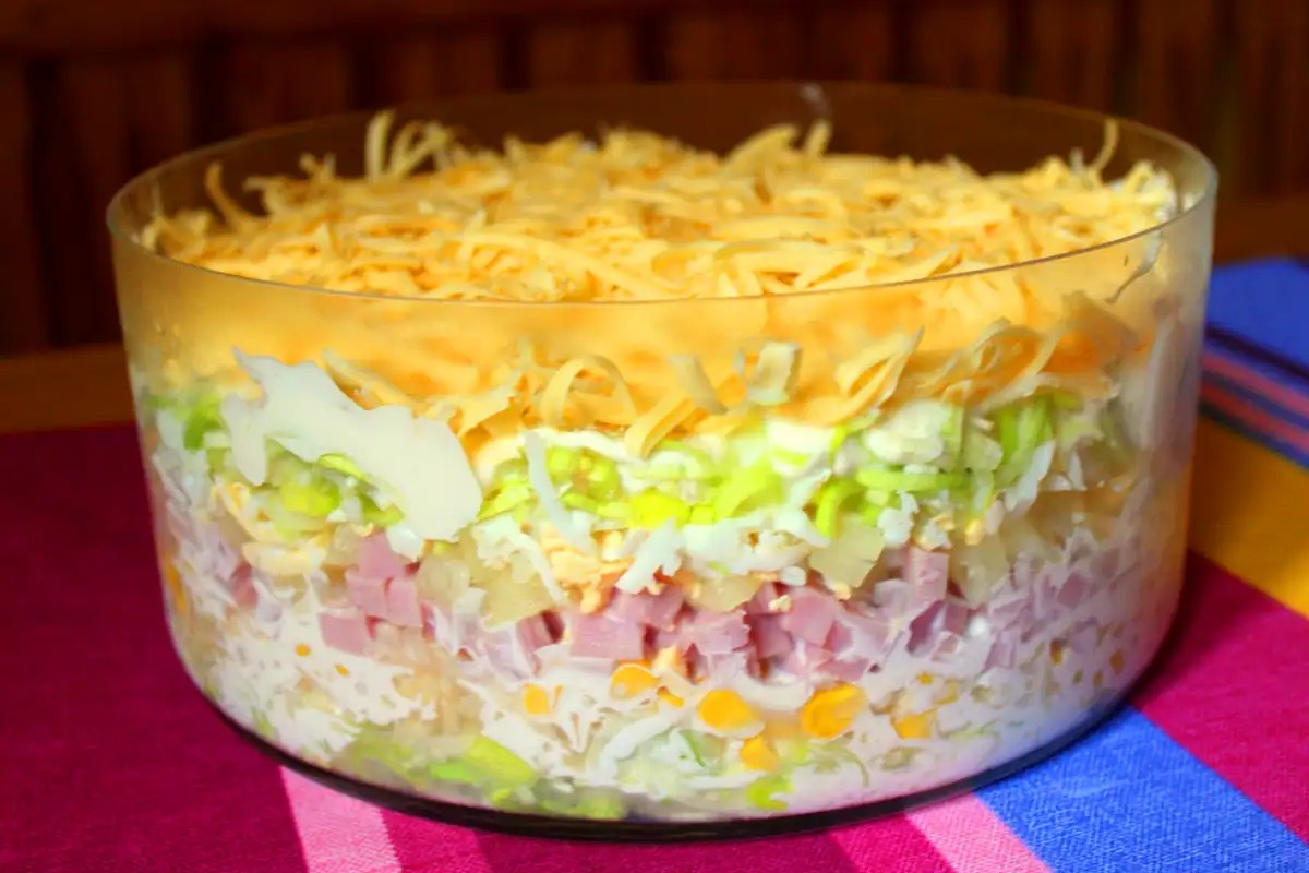 Rețetă de salată peste noapte pentru a pregăti din timp