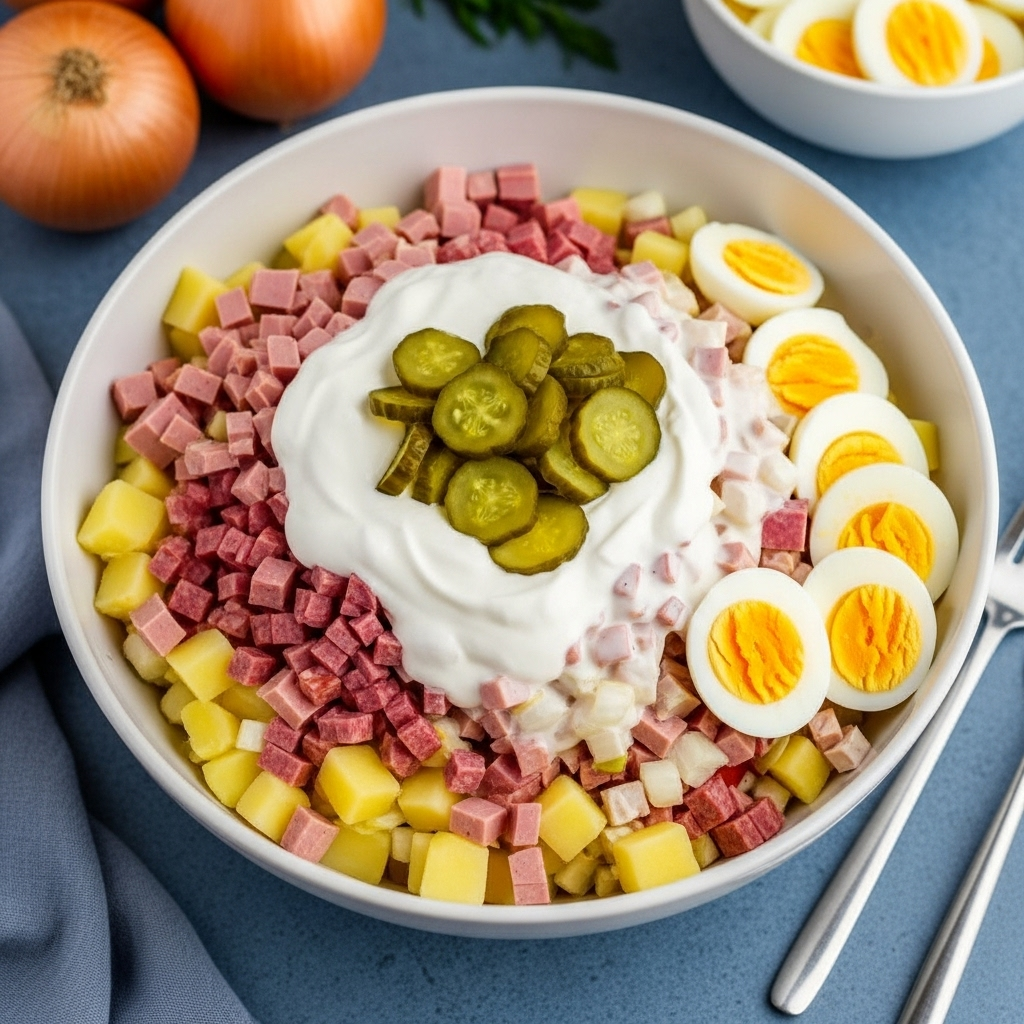 Rețetă de salată de cartofi la bunica Otti
