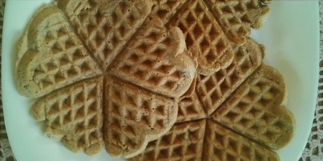 Gauffres cu nuci sărace în carbohidrați (potrivite pentru diabetici)