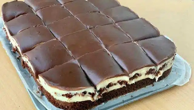 Rețetă Schoko Schnitte cu cremă