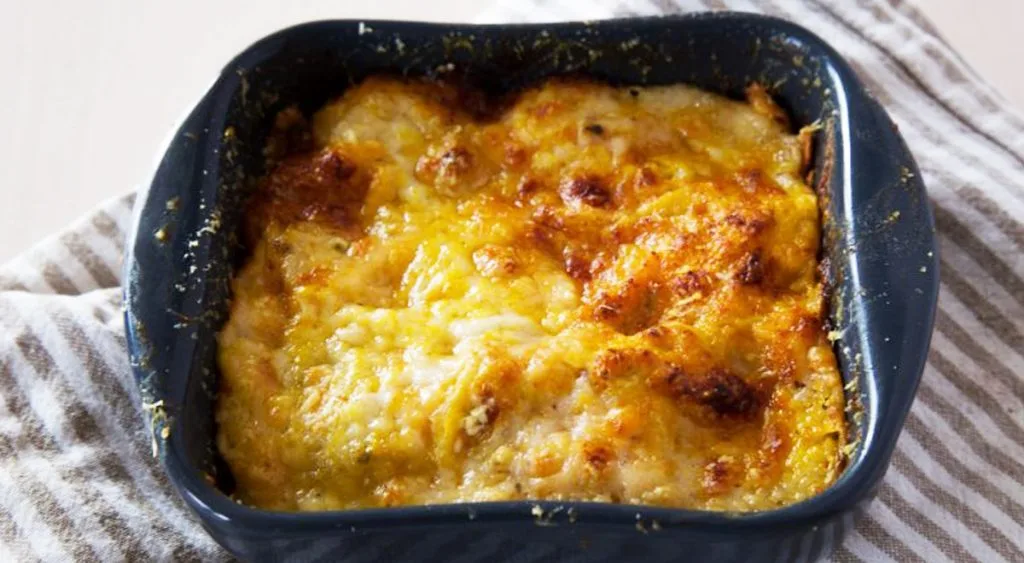 Parmigiana de dovleac, totul crud în tigaie și la cuptor la 200°C. Are doar 190 Kcal!