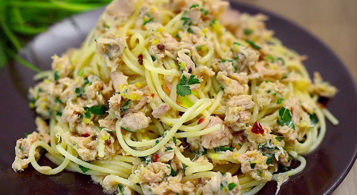 Paste italiene rapide cu ton și lămâie: Cină delicioasă în 10 minute