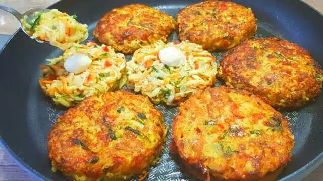 Chifteluțe din legume cu mozzarella rețetă