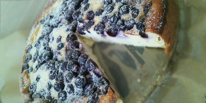 Cheesecake cu afine sărac în carbohidrați (fără făină și zahăr)