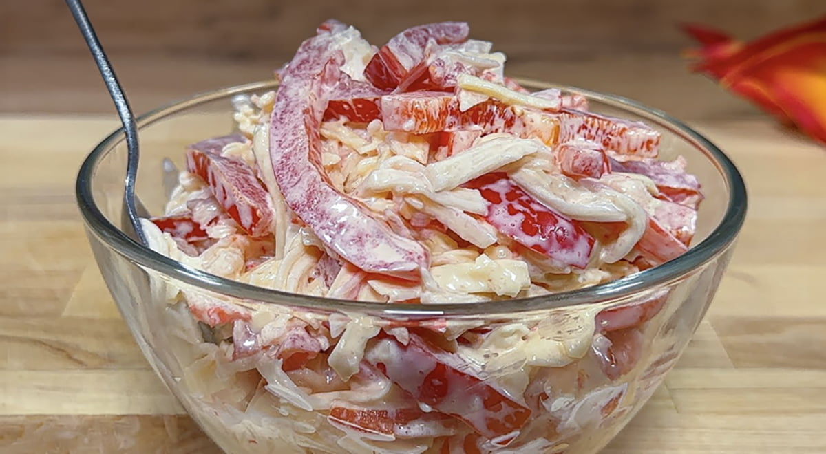 Salată foarte gustoasă Marea Roșie: Salată delicioasă și sănătoasă din ingrediente simple