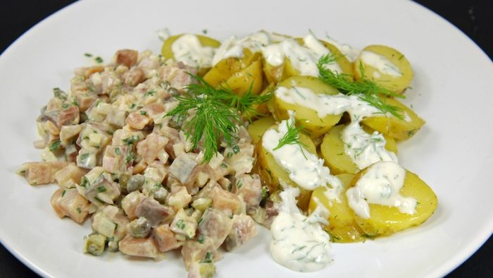 Tartar de hering afumat cu muștar