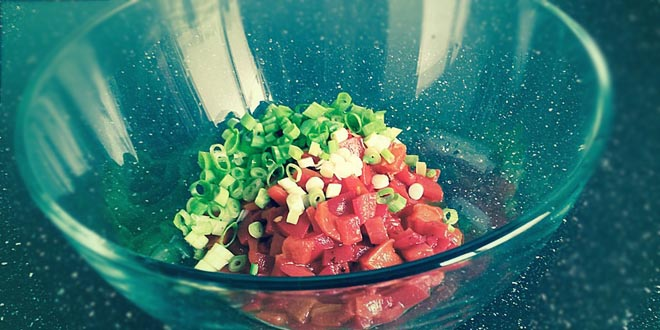Salată de quinoa de vară (low carb, vegetariană)