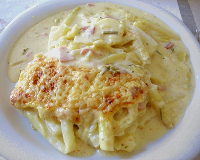 Gratin de sparanghel à la Andy