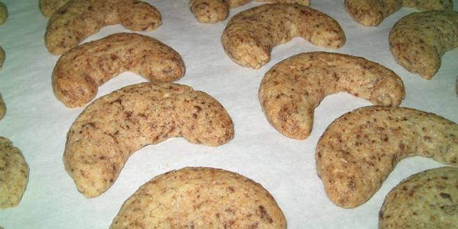 Vanillekipferl cu conținut scăzut de carbohidrați