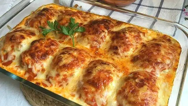 Chifteluțe umplute la cuptor rețetă