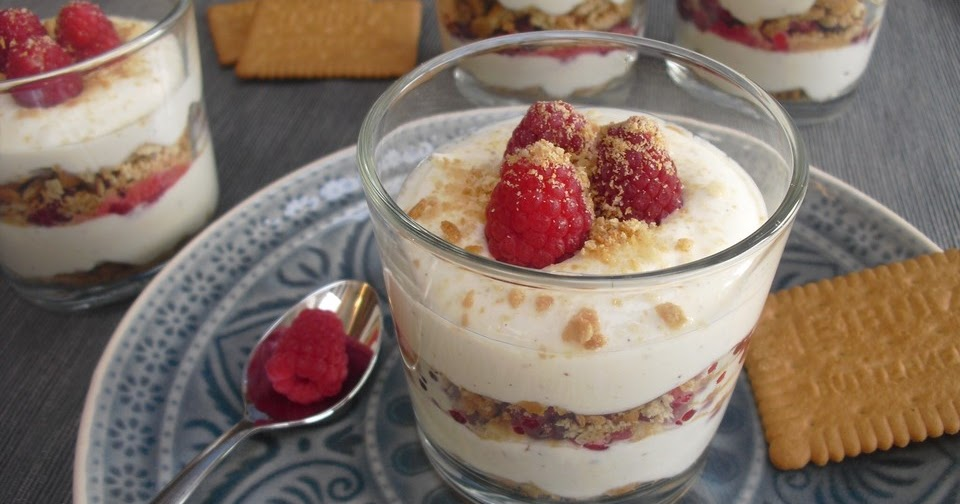 Trifle cu cheesecake și zmeură