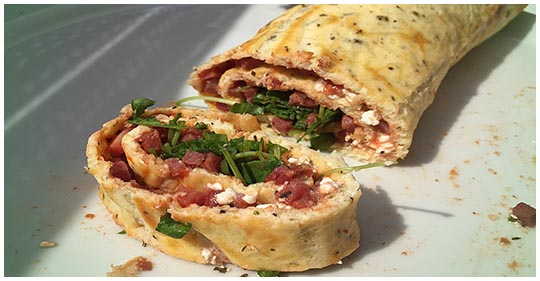Pizzarolle fără făină, potrivită pentru keto