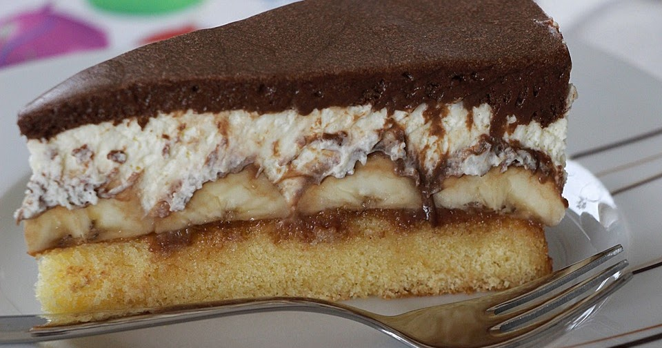 Tort de ciocolată cu banane