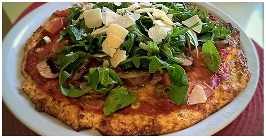 Blatul de pizza din conopidă