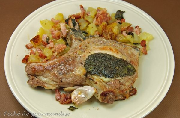 Cotlete de porc cu salvie de Jamie Oliver