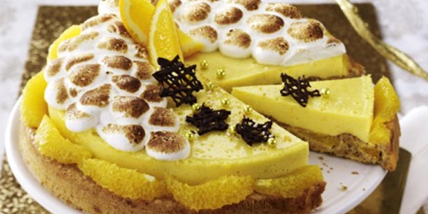 Tort de Crăciun cu portocale