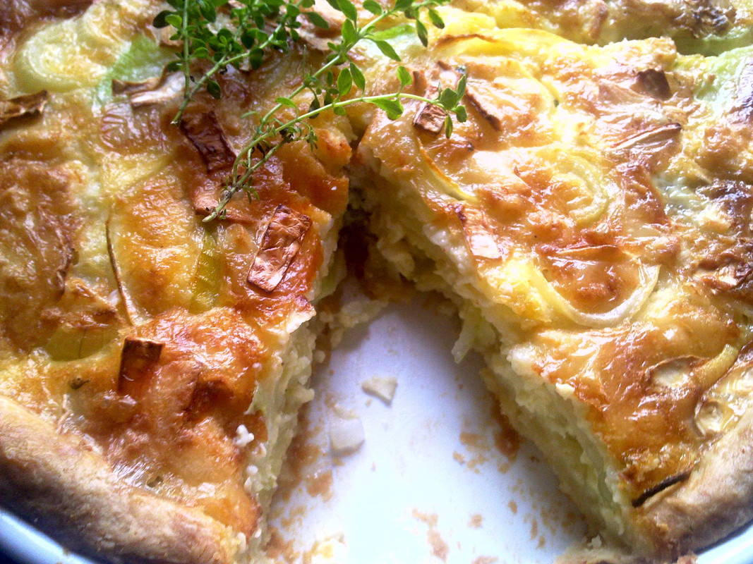 Quiche de gulie cu ceapă