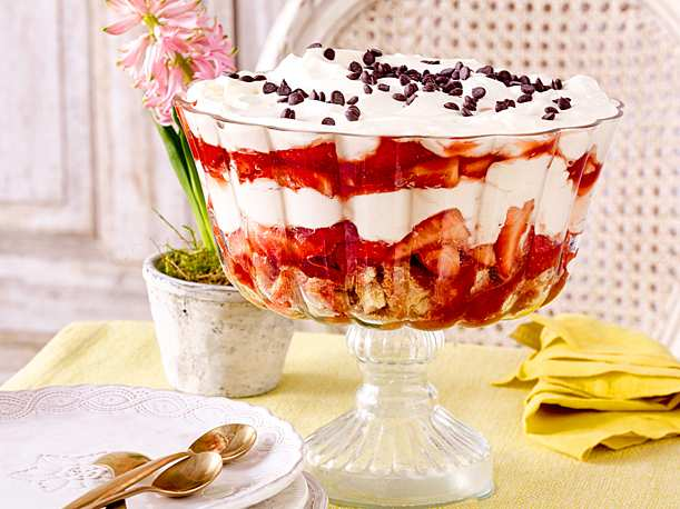 Desert cu căpșuni și mascarpone