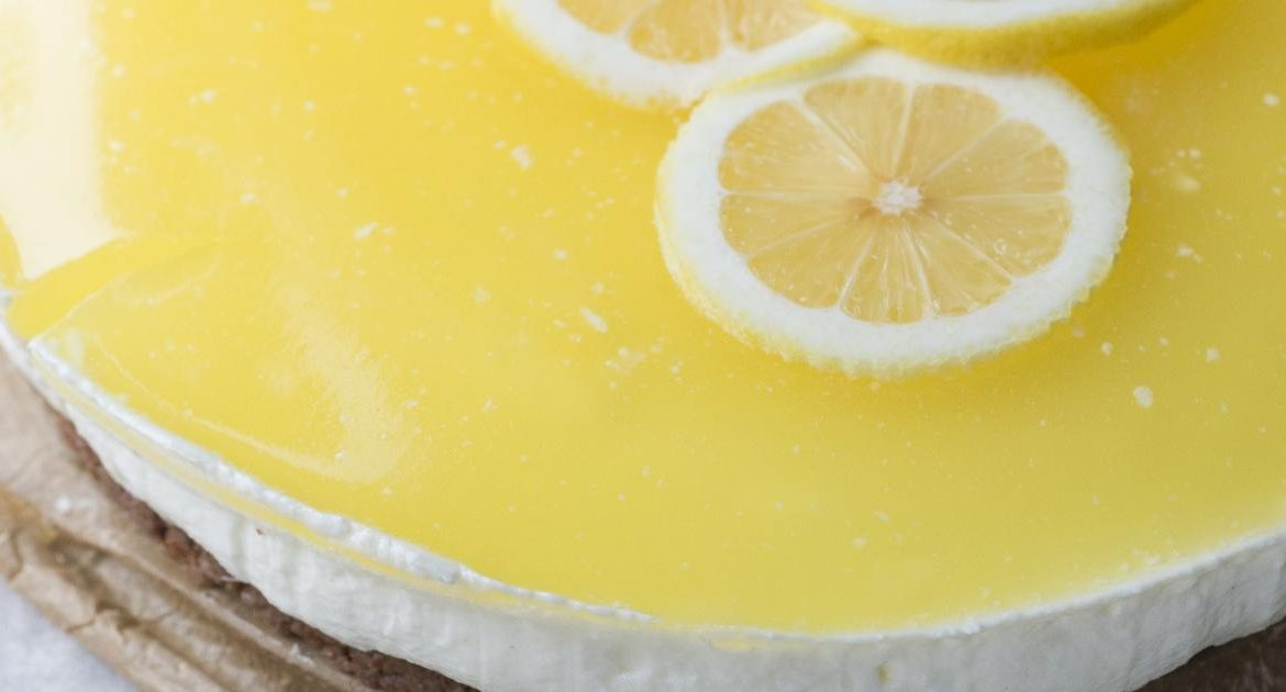 Tort cu lămâie fără coacere