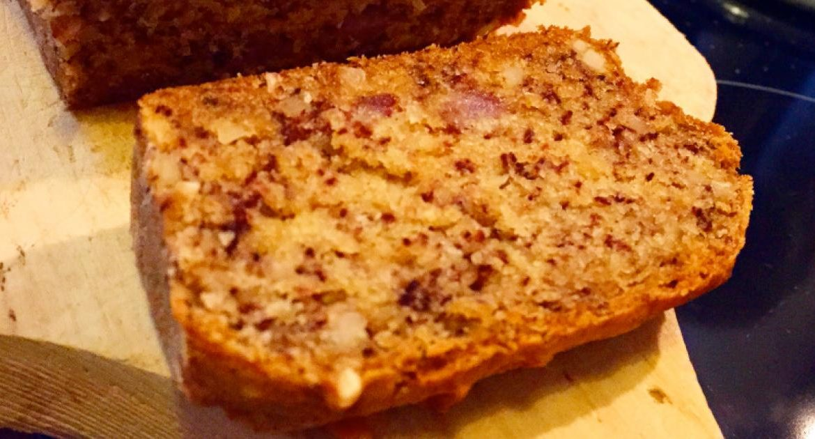 Pâine cu banane fără gluten și vegană