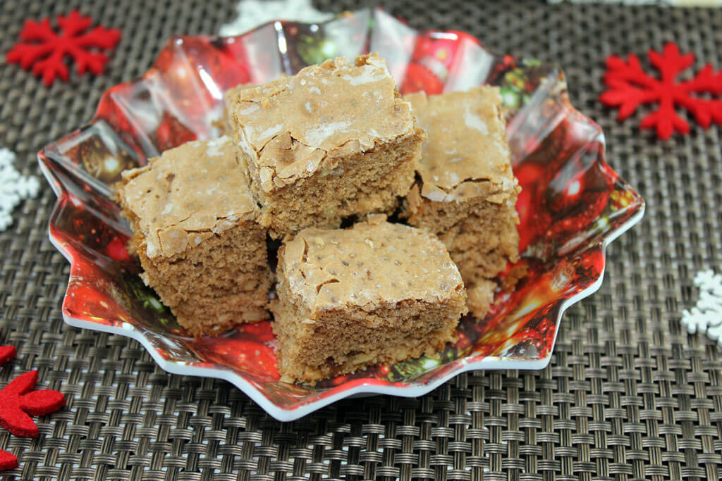 Brownies cu ciocolată și nuci