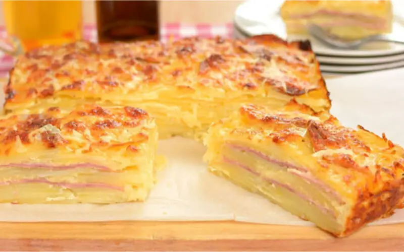 Gratin de cartofi în stil Croque-Monsieur WW