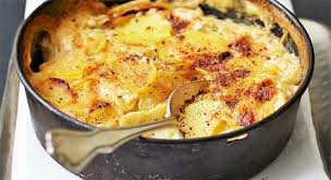 Dauphinois ușor gratinat cu iaurt WW