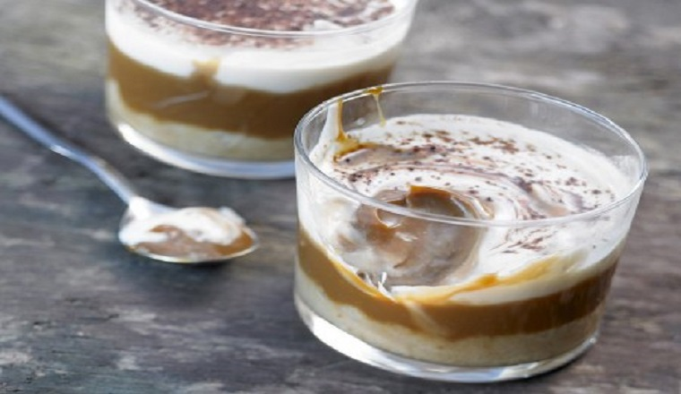 Tiramisu cu caramel sărat de unt