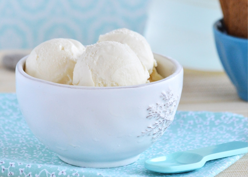 Înghețată de vanilie sorbet cu Thermomix