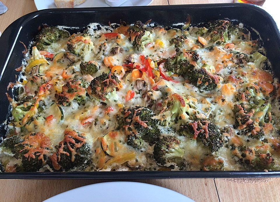 Gratin colorat de legume