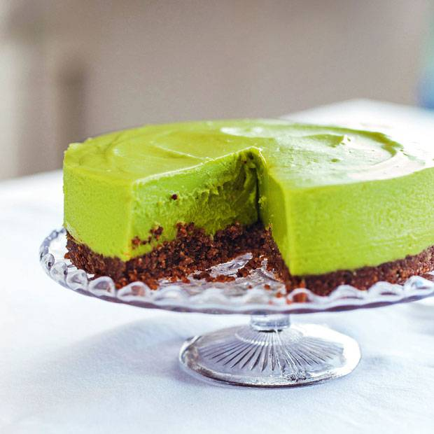 Cheesecake cu avocado și lămâie verde