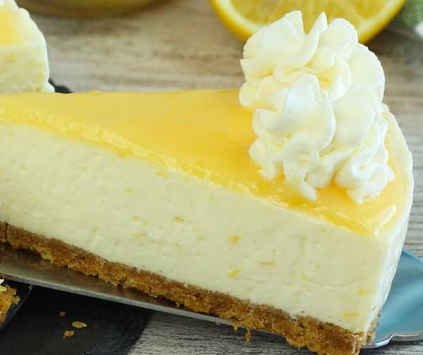 Cheesecake cu lămâie făcut la Thermomix