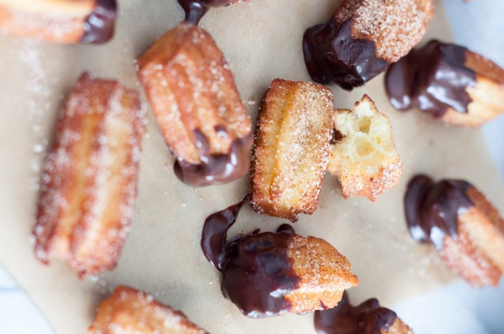 Churros mici copți la cuptor