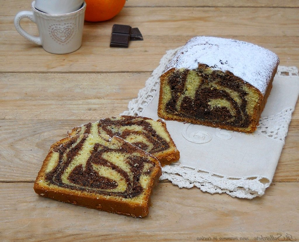 Zebrakuchen sau marmură italiană
