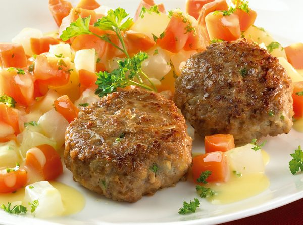 Chiftele cu legume gustoase de gulii și morcovi
