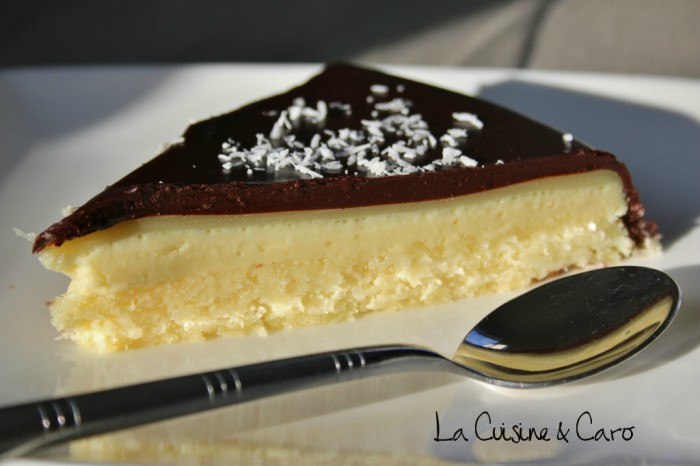 Dessertul zilei: Flan simplu de ciocolată și cocos!