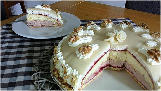Nucă – Marțipan – Tort