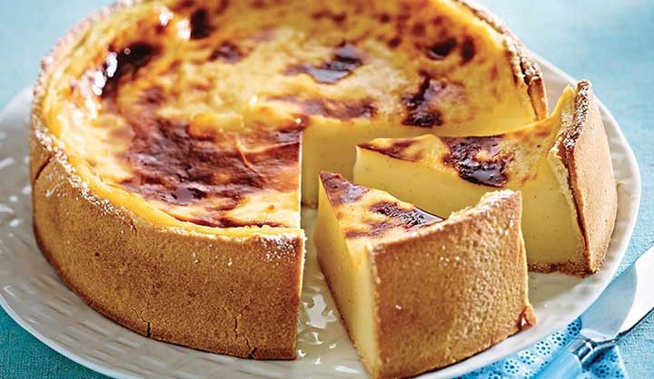 Desert original cu flan de patiserie tradițională