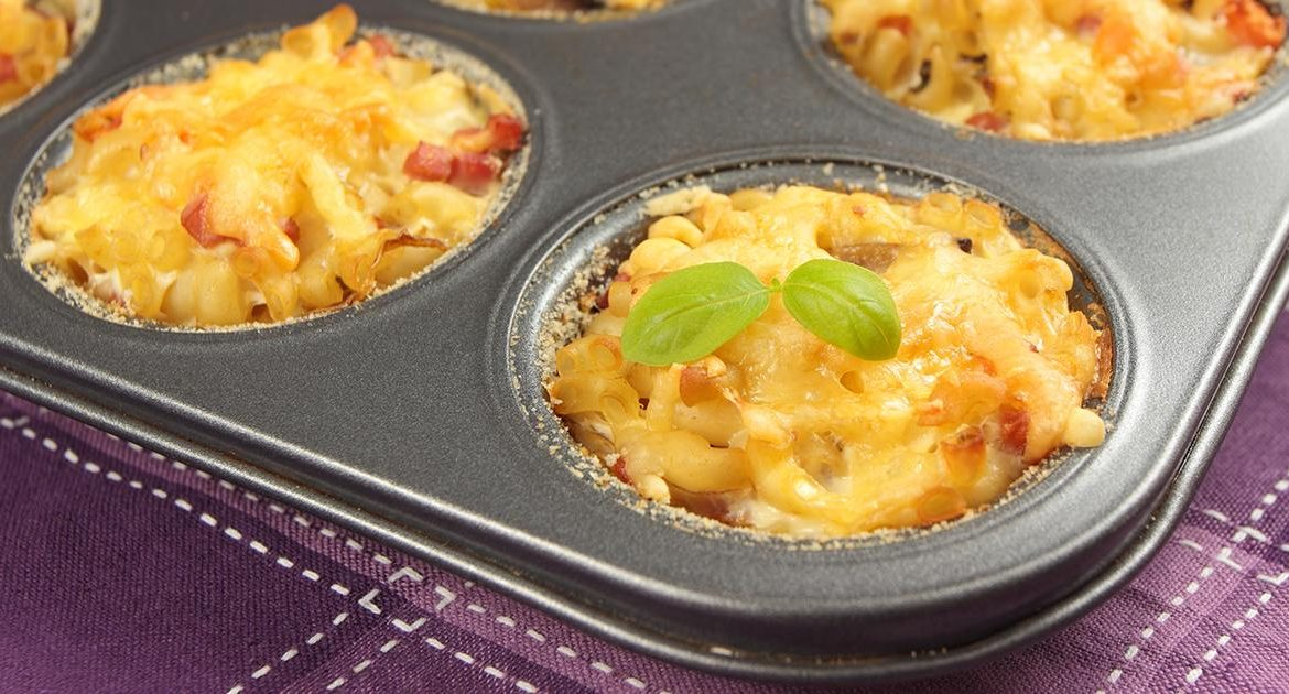 Muffins cu tăiței pentru copii