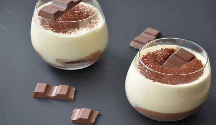 Tiramisu Kinder Bueno și Mascarpone în Verrine