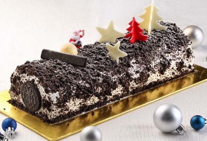 Bucată de Crăciun Oreo cu Thermomix