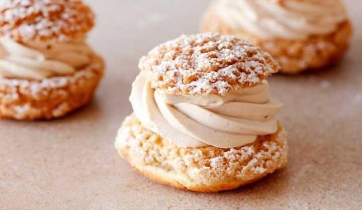 Branddeig Chantilly și ganache de ciocolată