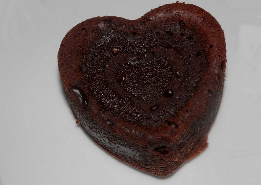Rețetă de fondant inimă lichidă